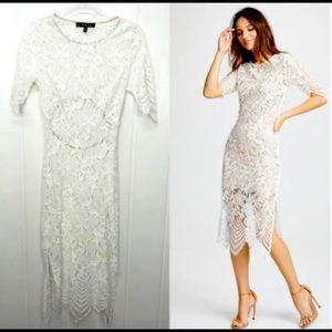 For Love and lemon midi lace dress